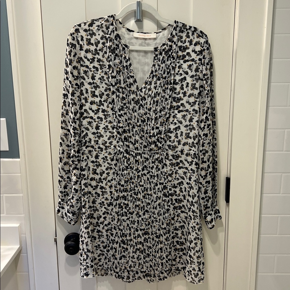 See By Chloe Animal Print Dress Sz 38